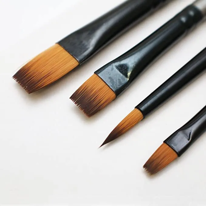 Mont Marte Gallery Series Brush Set Acrylic - (4 Pcs) - (BMHS0010)