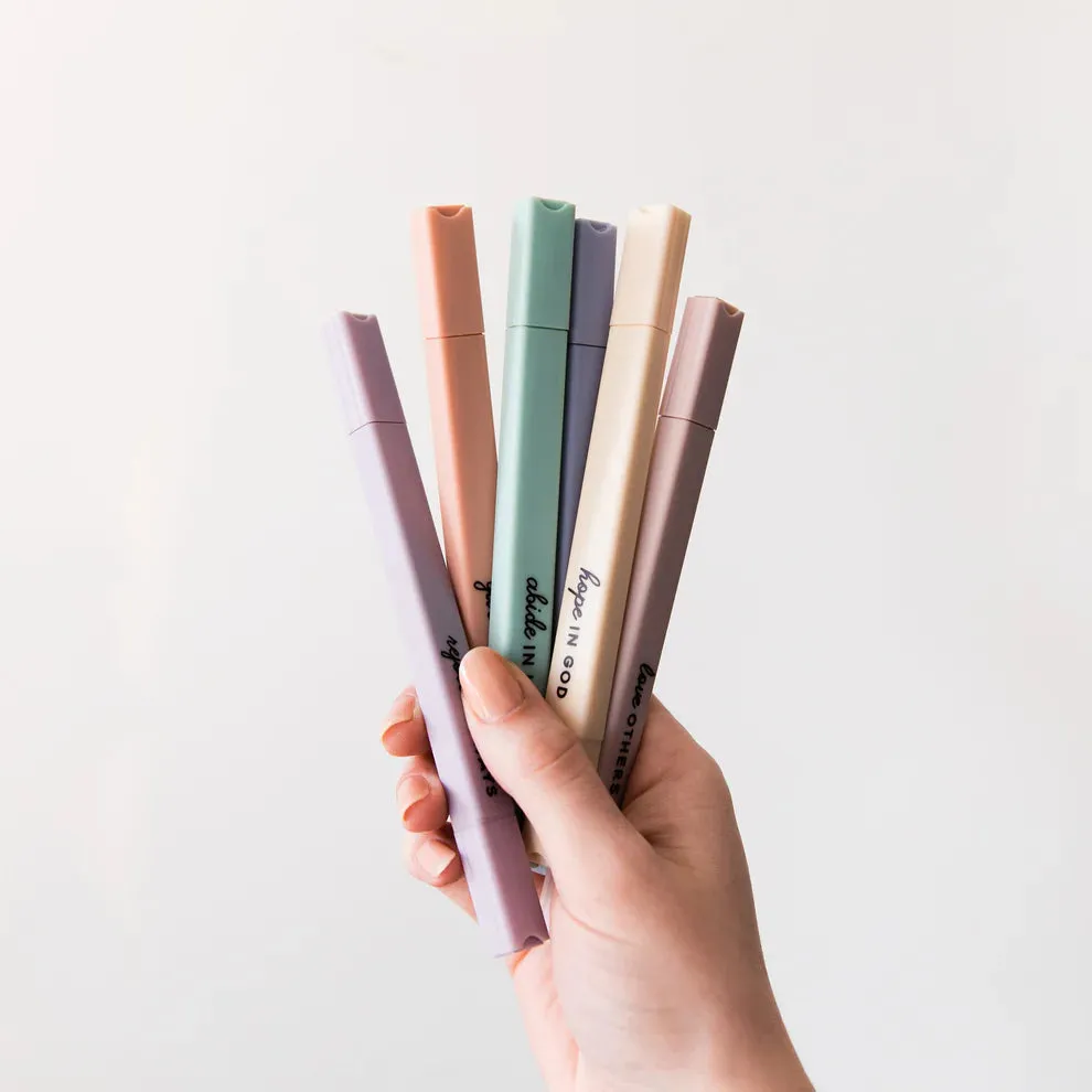 Muted Pastel Bible Highlighters