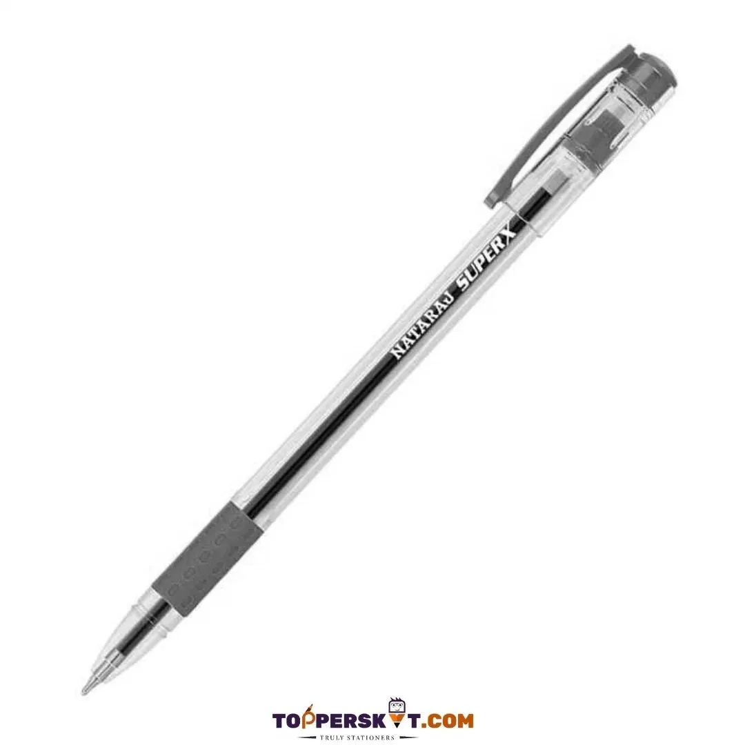Nataraj Super X Ball Pen  – Black ( Pack of 5 )