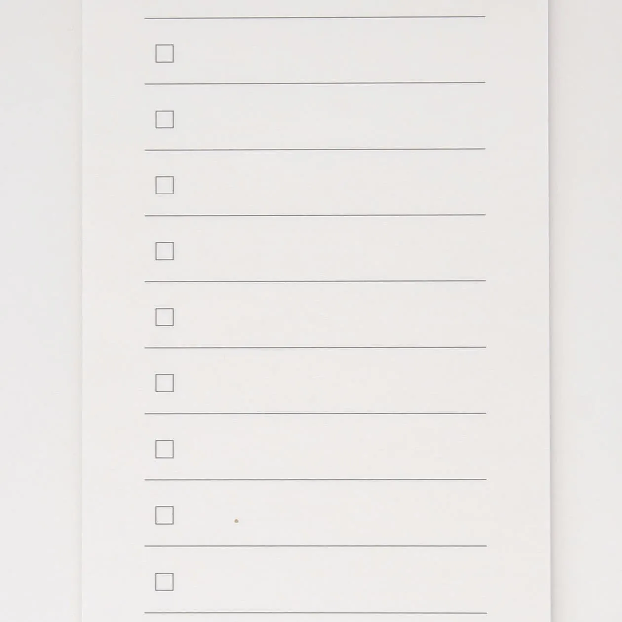 Notepad Checklist