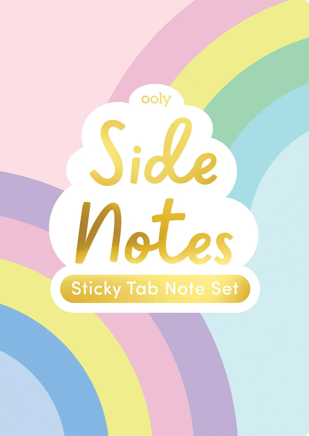 Ooly Side Notes Pastel Rainbow Sticky Tab Note Set