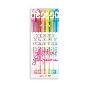 Ooly Yummy Yummy Scented Glitter Gel Pens - Set of 12