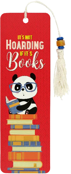 Panda Beaded Tassel Bookmark
