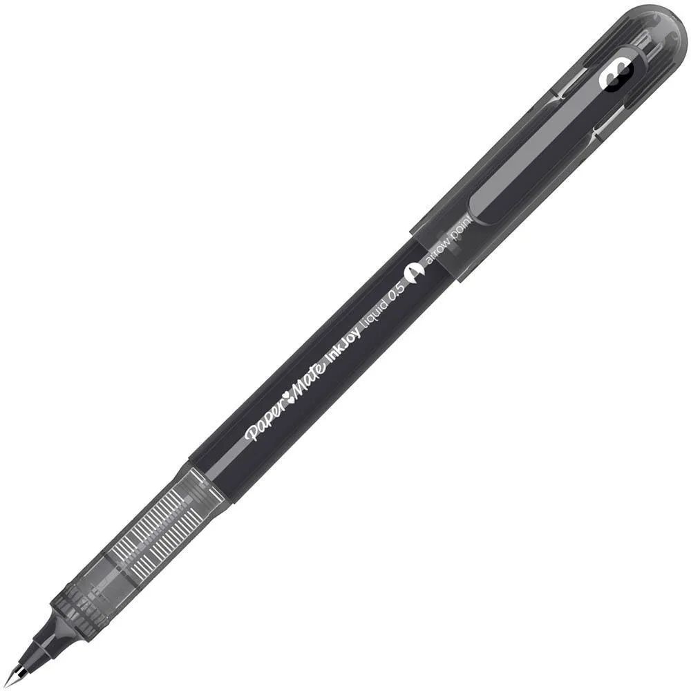 Papermate Inkjoy Arrow Point Rollerball Pen Fine 0.5Mm Black