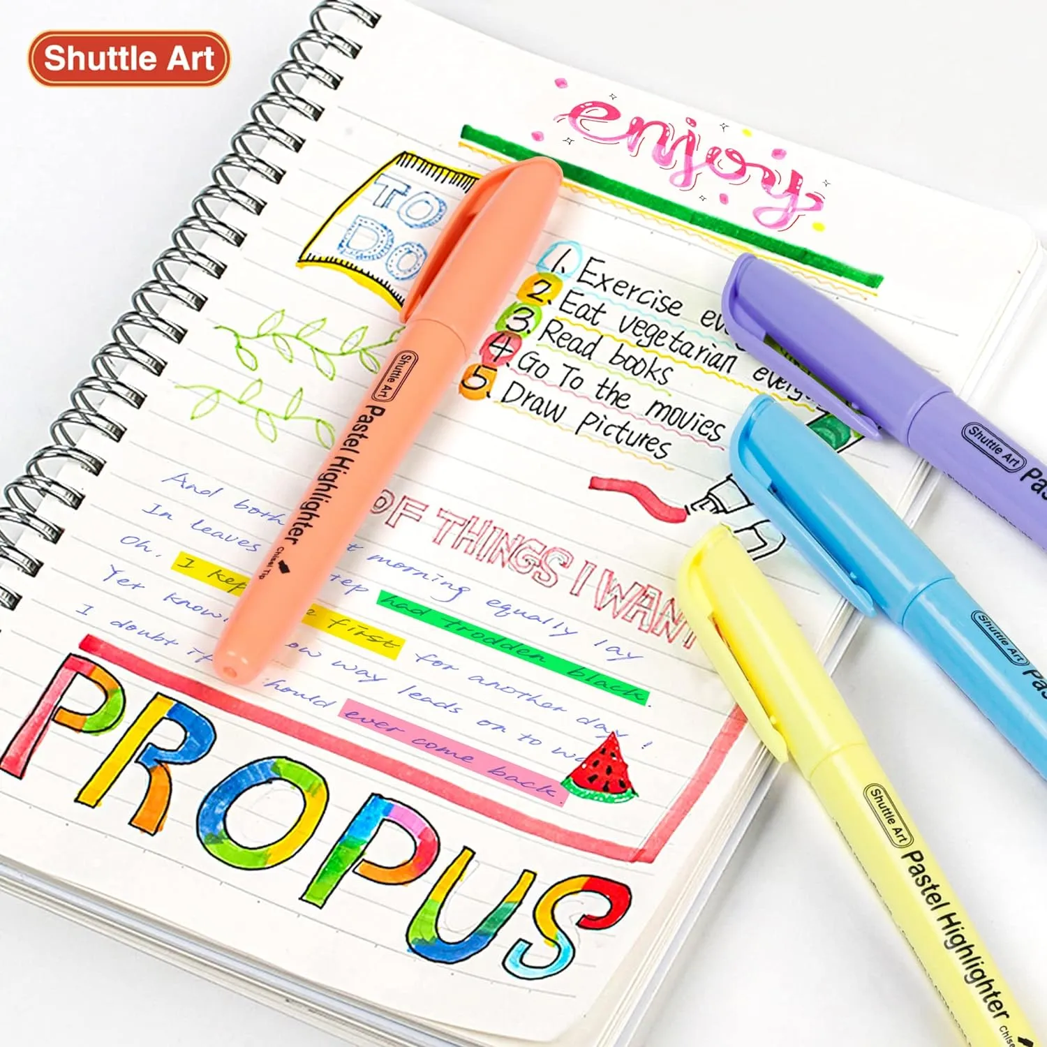 Pastel Highlighter - Set of 15
