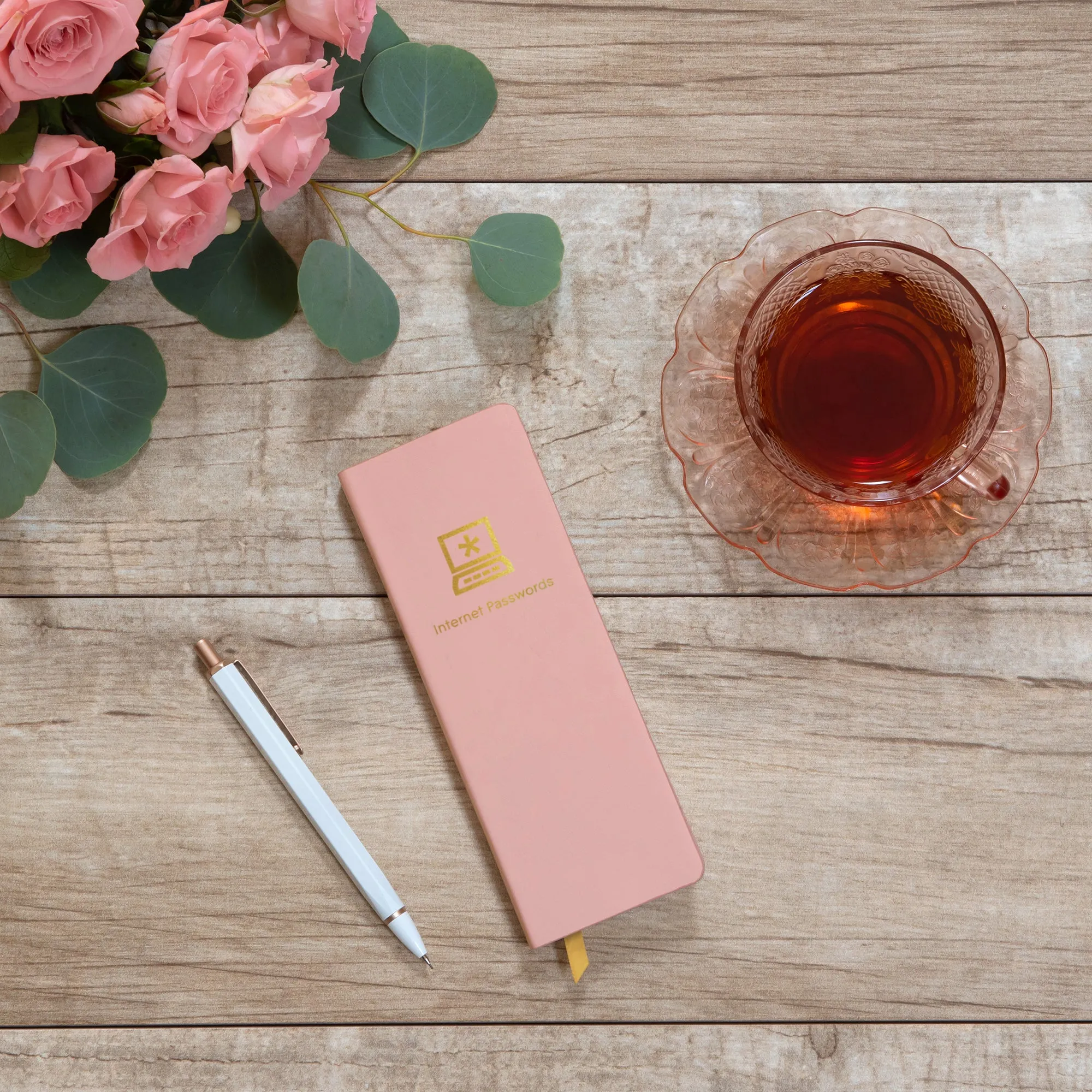 Pink Password Jotter Journal