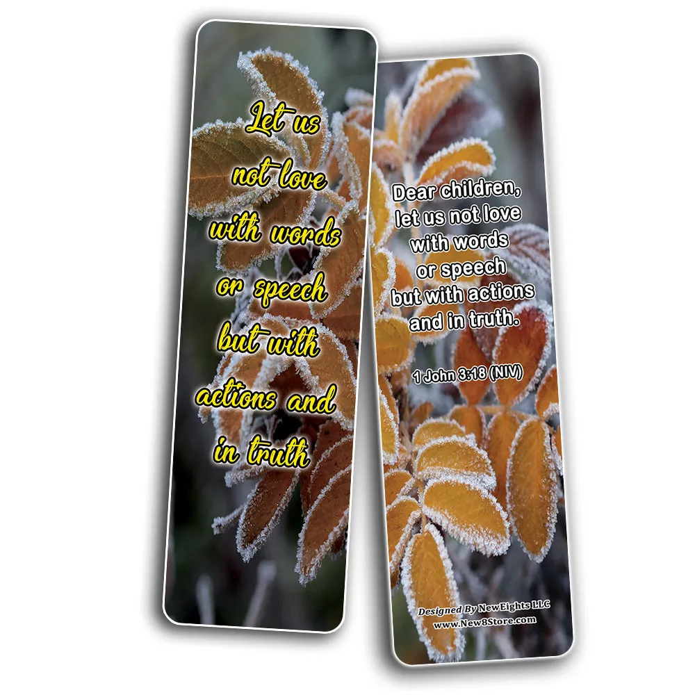 Popular Bible Verses for Teenage Girls Bookmarks (30 Pack) - Handy Reminders For Teens To Memorize