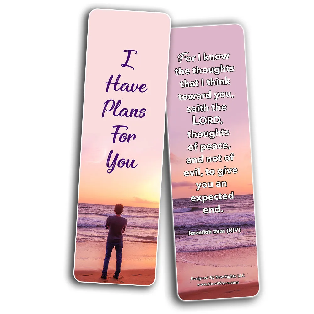 Popular Bible Verses for Teens Bookmarks KJV (30-Pack) - Handy Reminders for Teens to Memorize