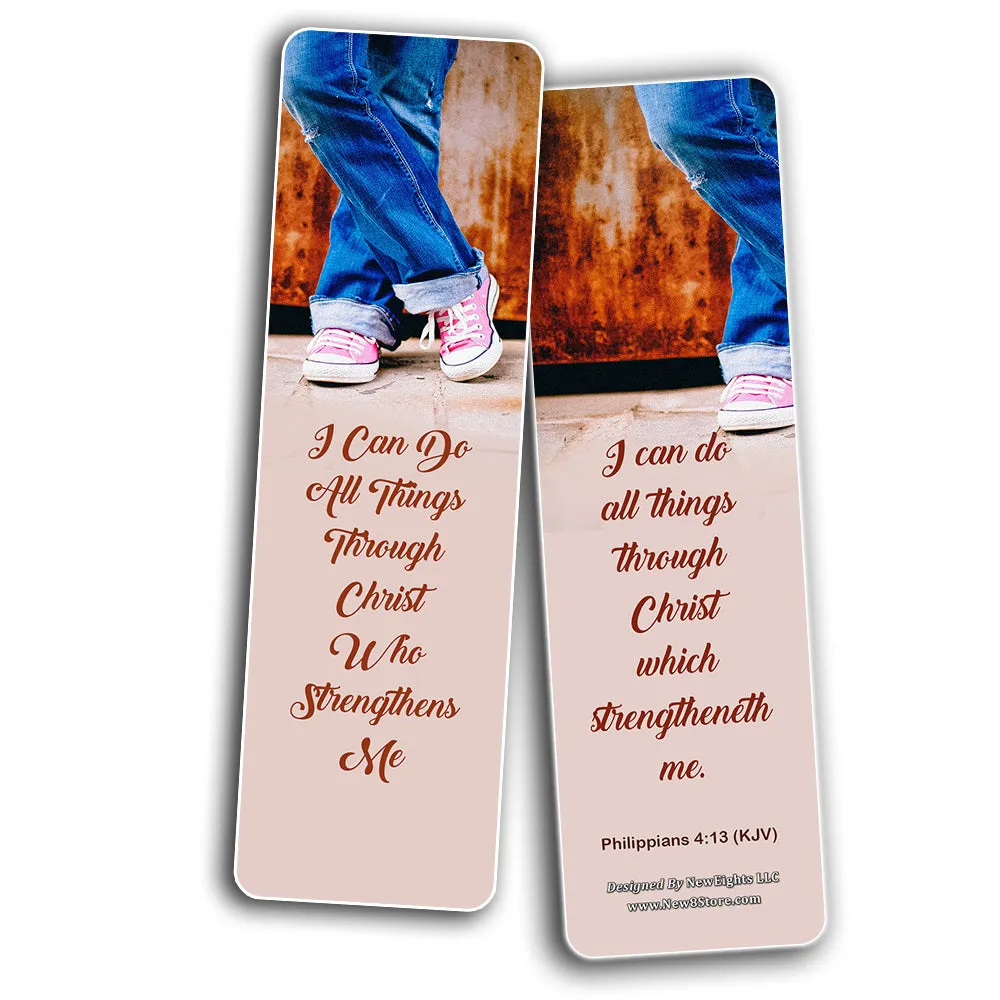Popular Bible Verses for Teens Bookmarks KJV (30-Pack) - Handy Reminders for Teens to Memorize