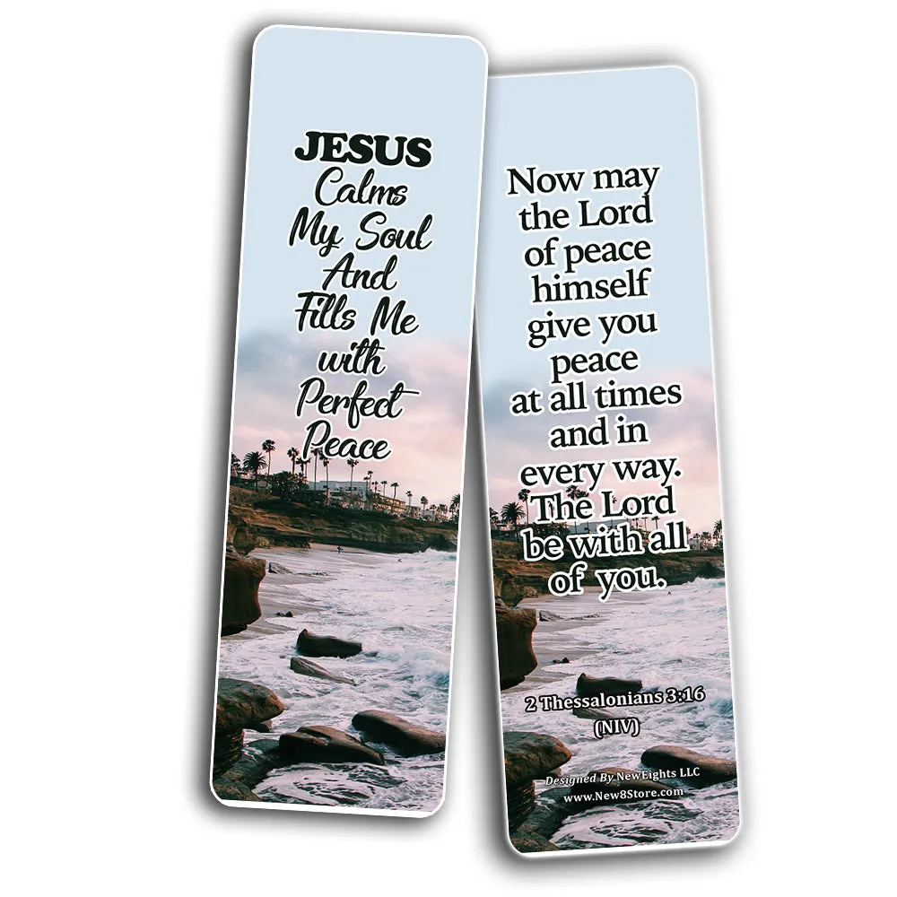 Powerful Bible Verses Bookmarks - God is in Control (30 Pack) - Handy Powerful Bible Verses About God Is In Control Bible Texts