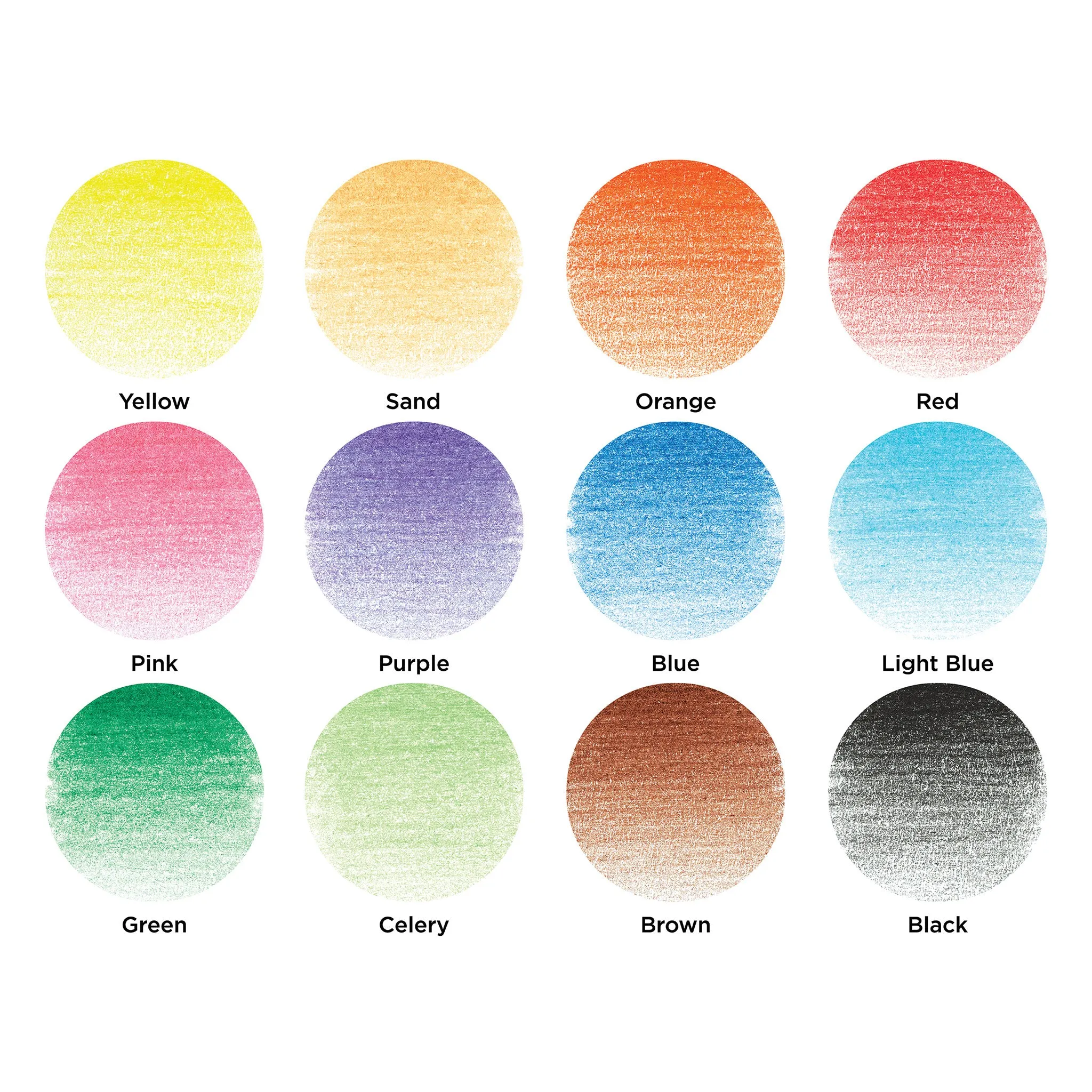 Premium Colored Pencils - Set of 12