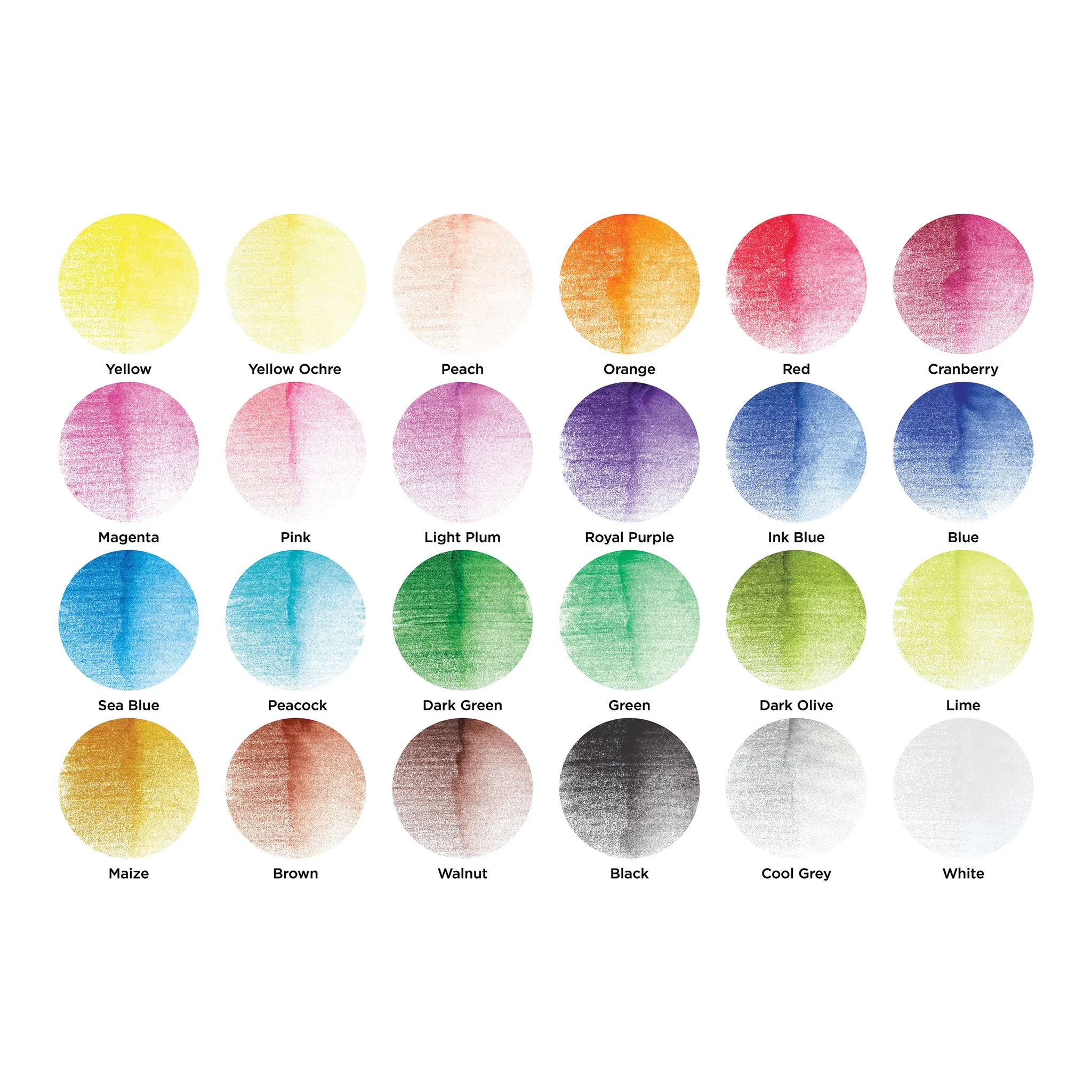 Premium Watercolor Pencils - Set of 24