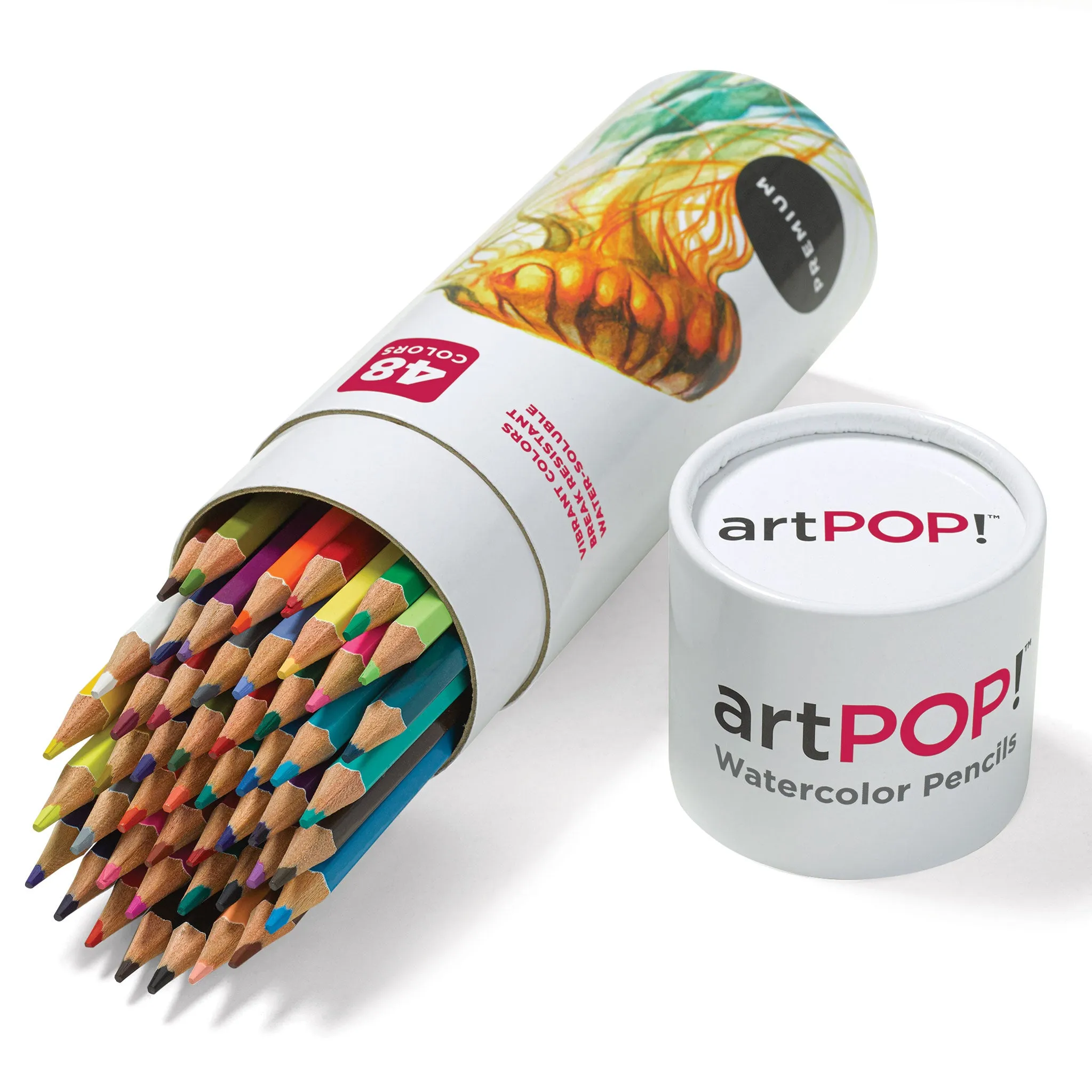 Premium Watercolor Pencils - Set of 48