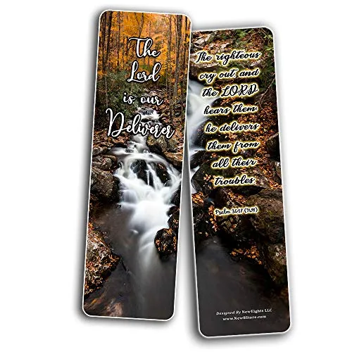 Religious Scriptures about Walking with God Bookmarks (30 Pack) - Handy Reminder Walking By Faith
