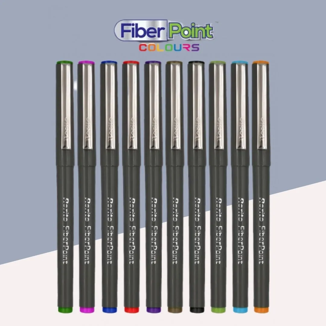 Rorito Fiberpoints Gel Pens Set : Vibrant Colours ( Pack of 10 )