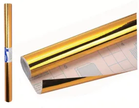 SADIPAL Coloured Self Adhesive Film-100 microns-0.5x3m-Gold Gloss