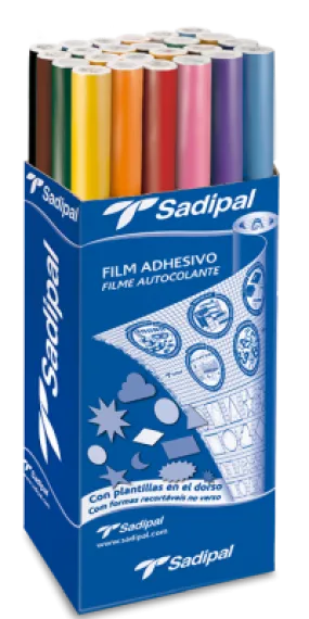 SADIPAL Display Coloured Self Adhesive Film-100 microns-0.5x3m