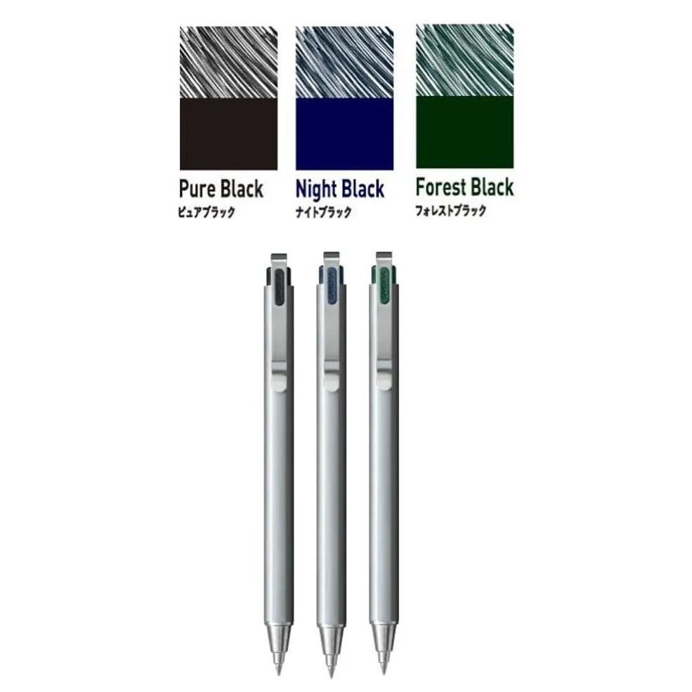 Sakura Ballsign ID Plus Gel Pen - Silver Body (0.4mm)
