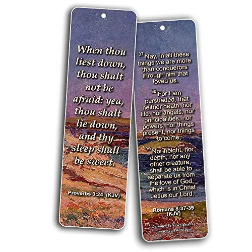 SCRIPTURES BOOKMARKS TO ENCOURAGE MEN AND WOMEN (KJV) (30-Pack) - Handy Bible Verses Perfect for Daily Encouragement