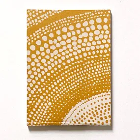 'Small Dots' Hand Printed A6 note book