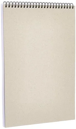 SOLIMO Sketchbook, Spiral-Bound, A4 Size, Professional-Grade Sheets, Compatible with a Range of Art Material_AZSBA4P1