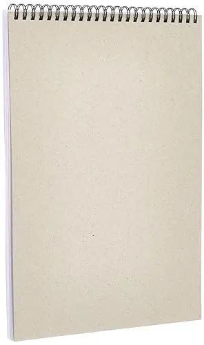 SOLIMO Sketchbook, Spiral-Bound, A4 Size, Professional-Grade Sheets, Compatible with a Range of Art Material_AZSBA4P1