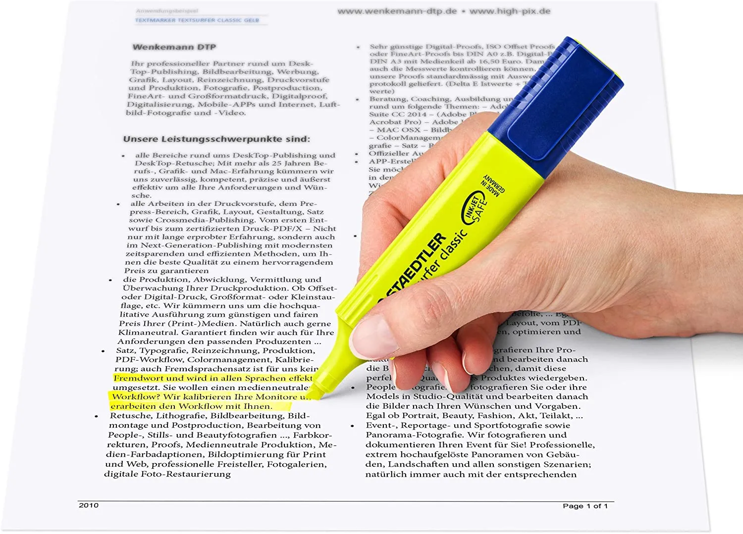 Staedtler 364 Textsurfer Highlighter Promotion 6 2