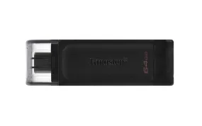 Stick 64Gb Usb-C 3.2 Kingston Datatraveler 70 Black