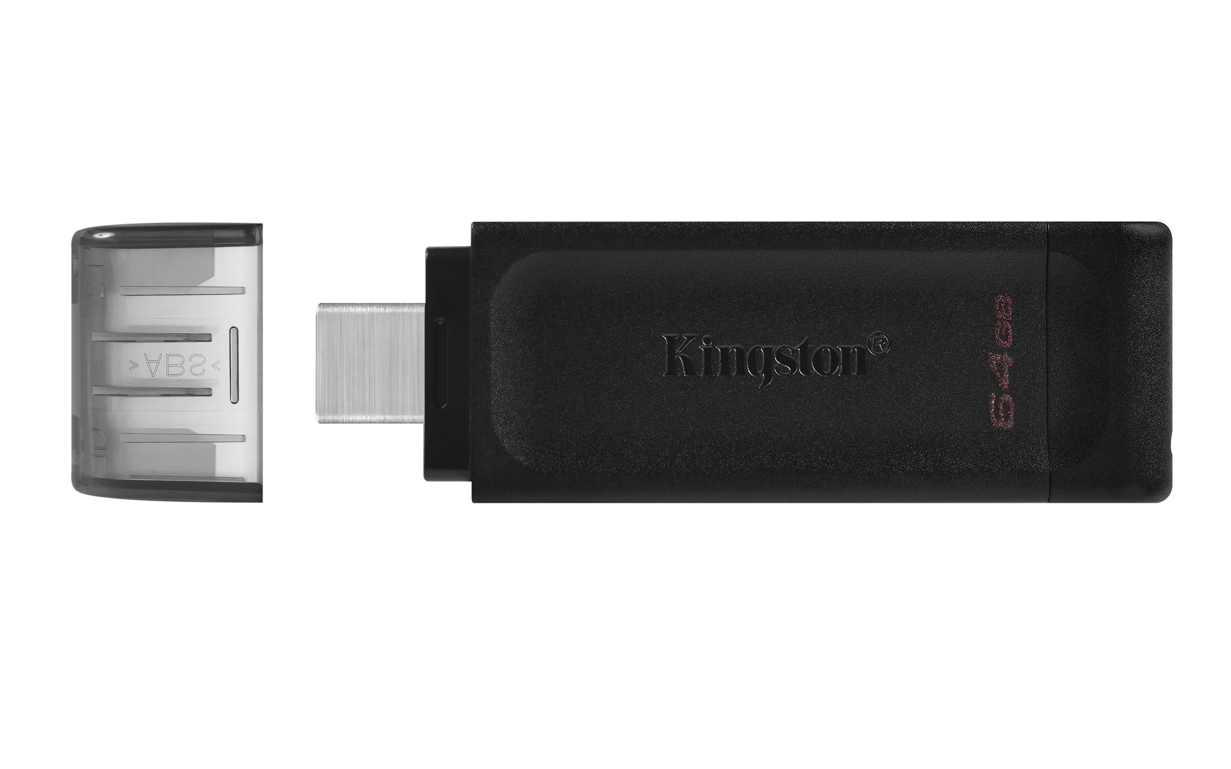 Stick 64Gb Usb-C 3.2 Kingston Datatraveler 70 Black