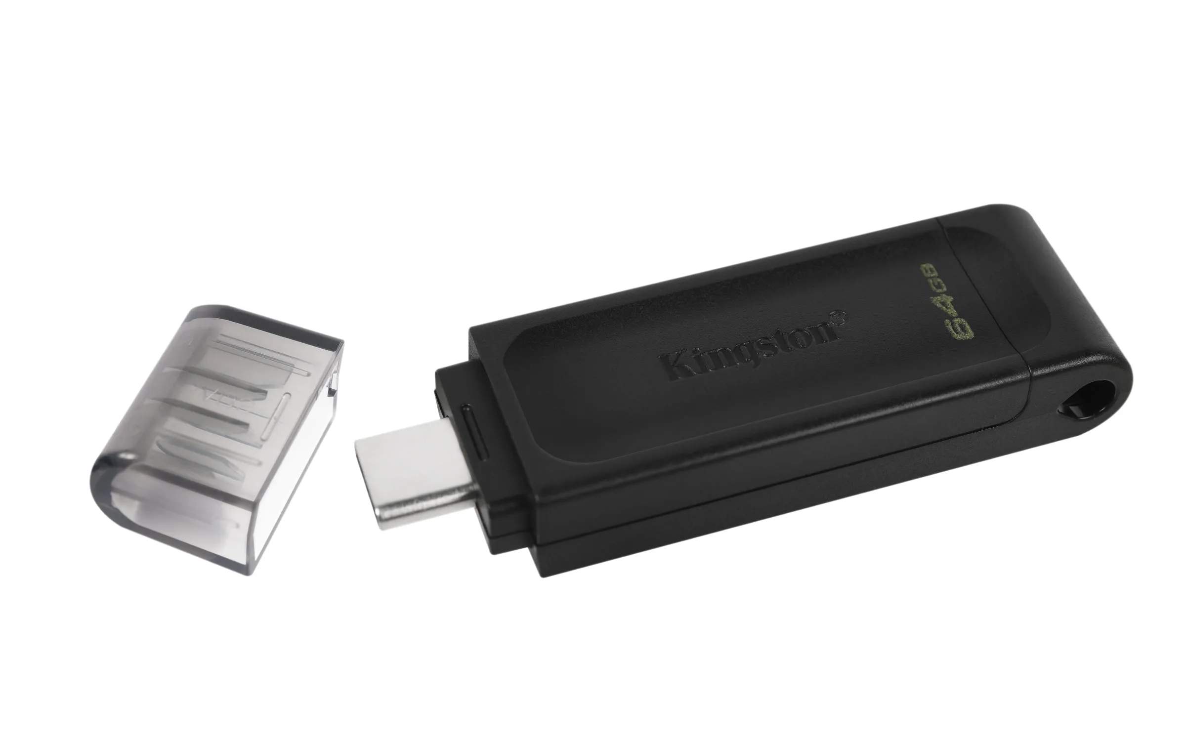 Stick 64Gb Usb-C 3.2 Kingston Datatraveler 70 Black