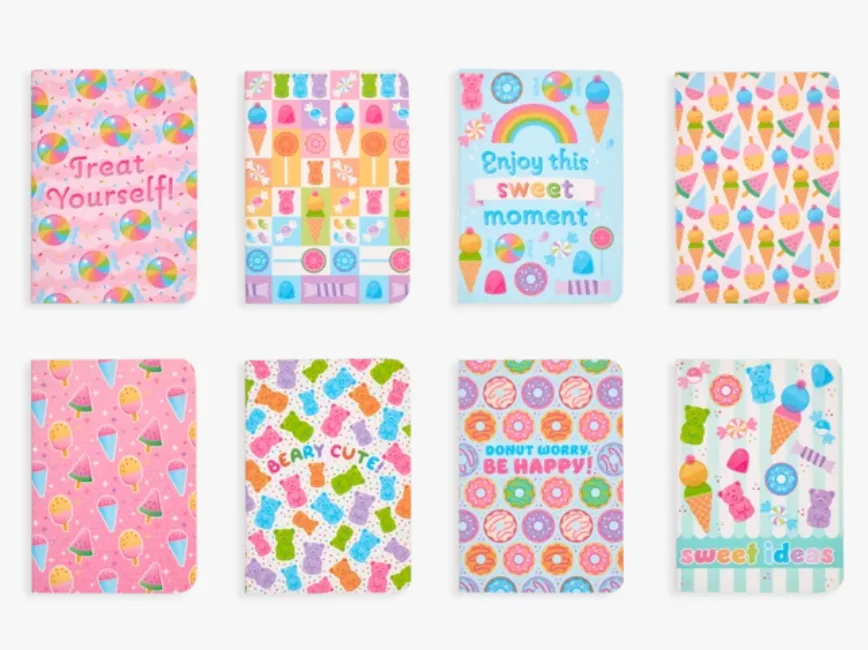 Sugar Joy Pocket Pal Mini Journals Set of 8