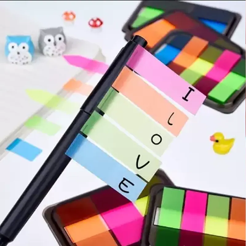 Ten Colorful Sticker Notes