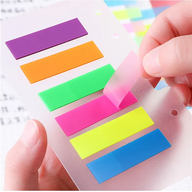 Ten Colorful Sticker Notes