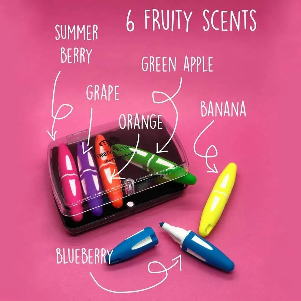 Tinc Fruity Torpedoes Scented Highlighters 6pk