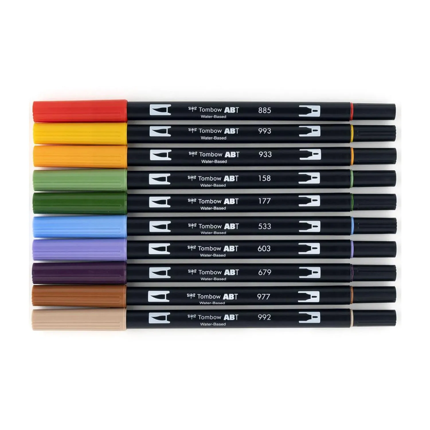 ^Tombow Dual Brush Marker Set 10 Pack - Secondary^