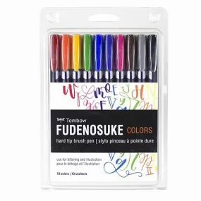 Tombow Fudenosuke Colours Set 10pk
