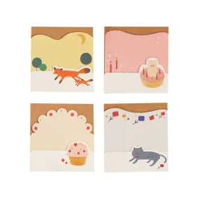 Twilight Animal Grocery Collection Cute Alien Scratchpad NP-030033