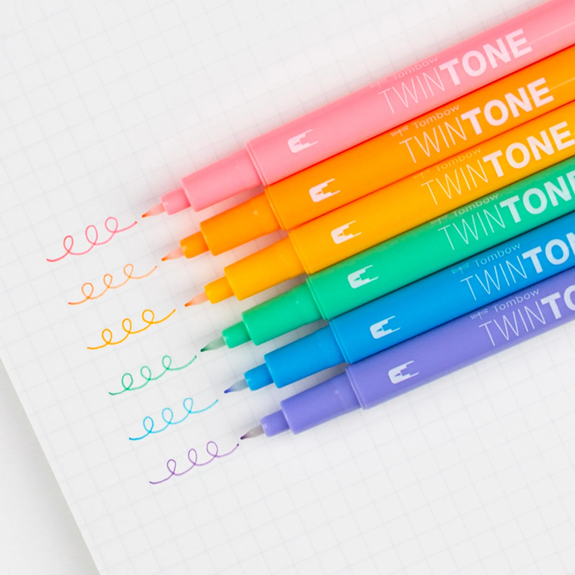 TwinTone Markers - Pastel, 6 Pieces