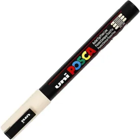 Uni Pc-3M Posca Poster Marker Fine Bullet Tip 1.3Mm Beige