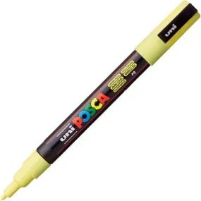 Uni Pc-3M Posca Poster Marker Fine Bullet Tip 1.3Mm Sunshine Yellow
