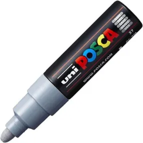 Uni Pc-7M Posca Poster Marker Medium Bullet Tip 4.5Mm Grey