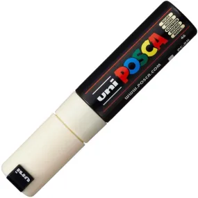 Uni Pc-7M Posca Poster Marker Medium Bullet Tip 4.5Mm Ivory