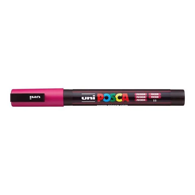 Uni Posca Marker 0.9-1.3mm Fine Fuchsia PC-3M