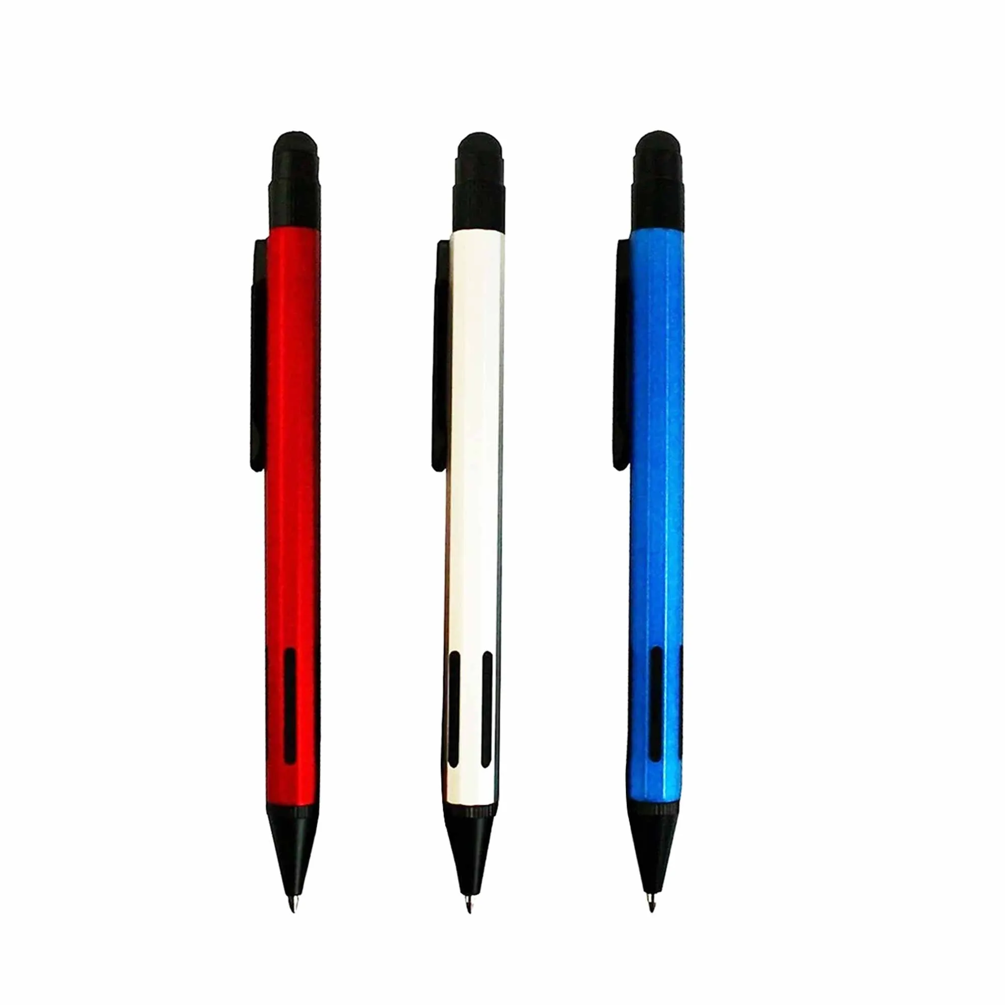 Versatile Writing: 3-in-1 Ball Pen and Stylus Set