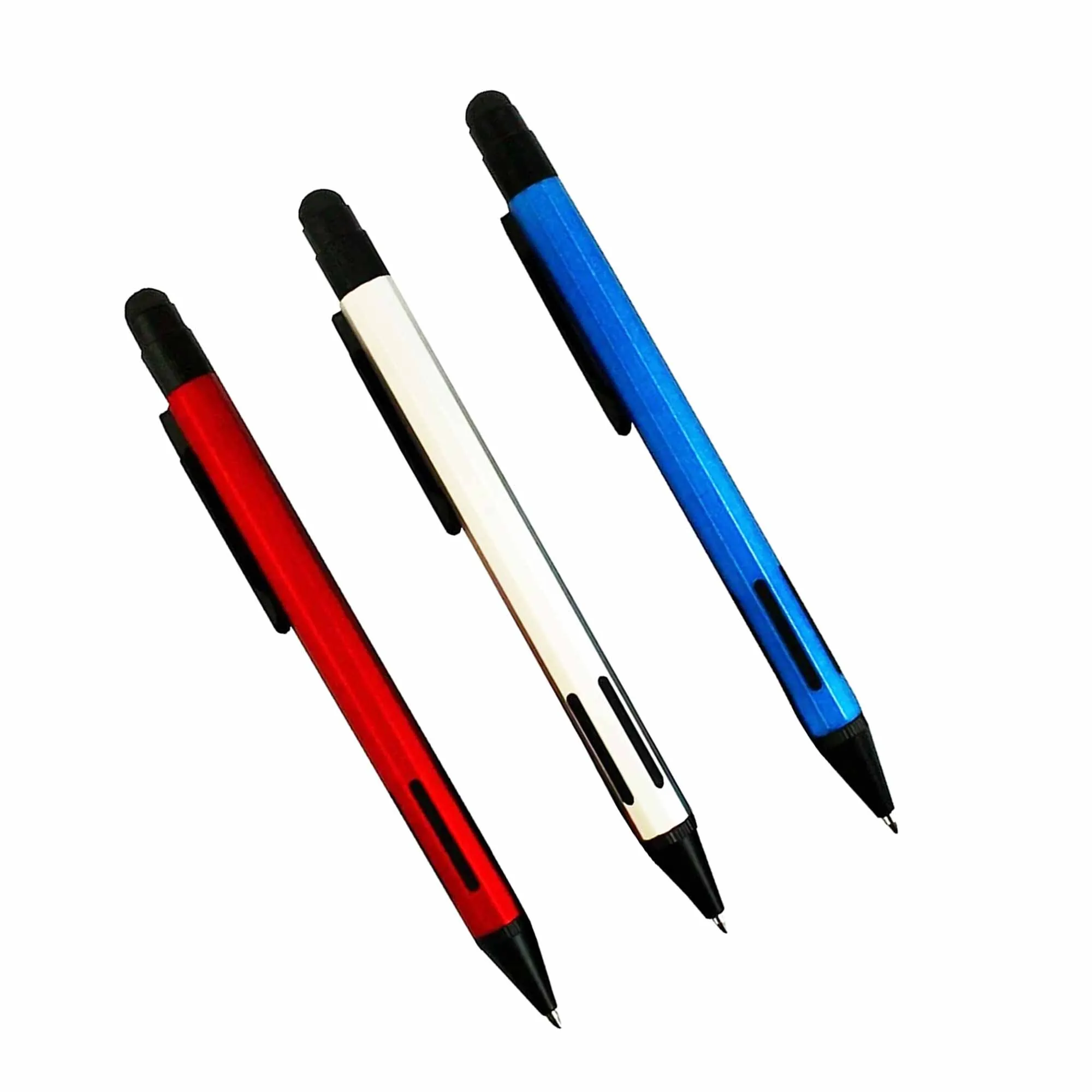 Versatile Writing: 3-in-1 Ball Pen and Stylus Set