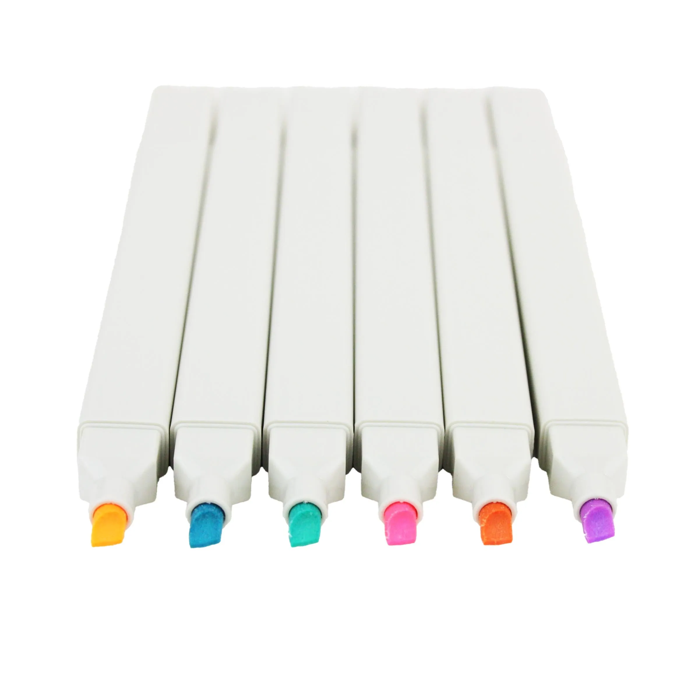 Vibrant Highlights: Set of 6 Dual-Tip Highlighters