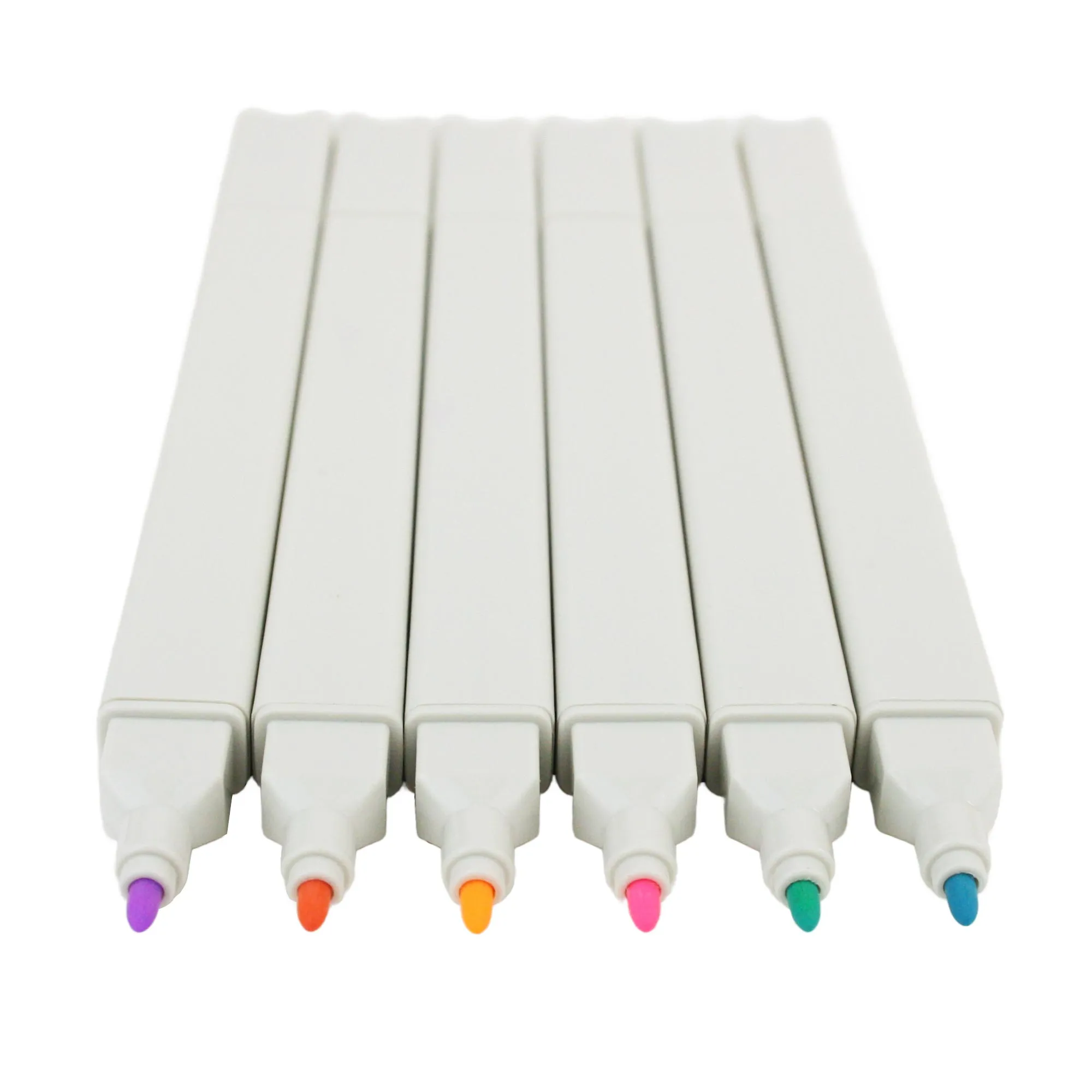 Vibrant Highlights: Set of 6 Dual-Tip Highlighters