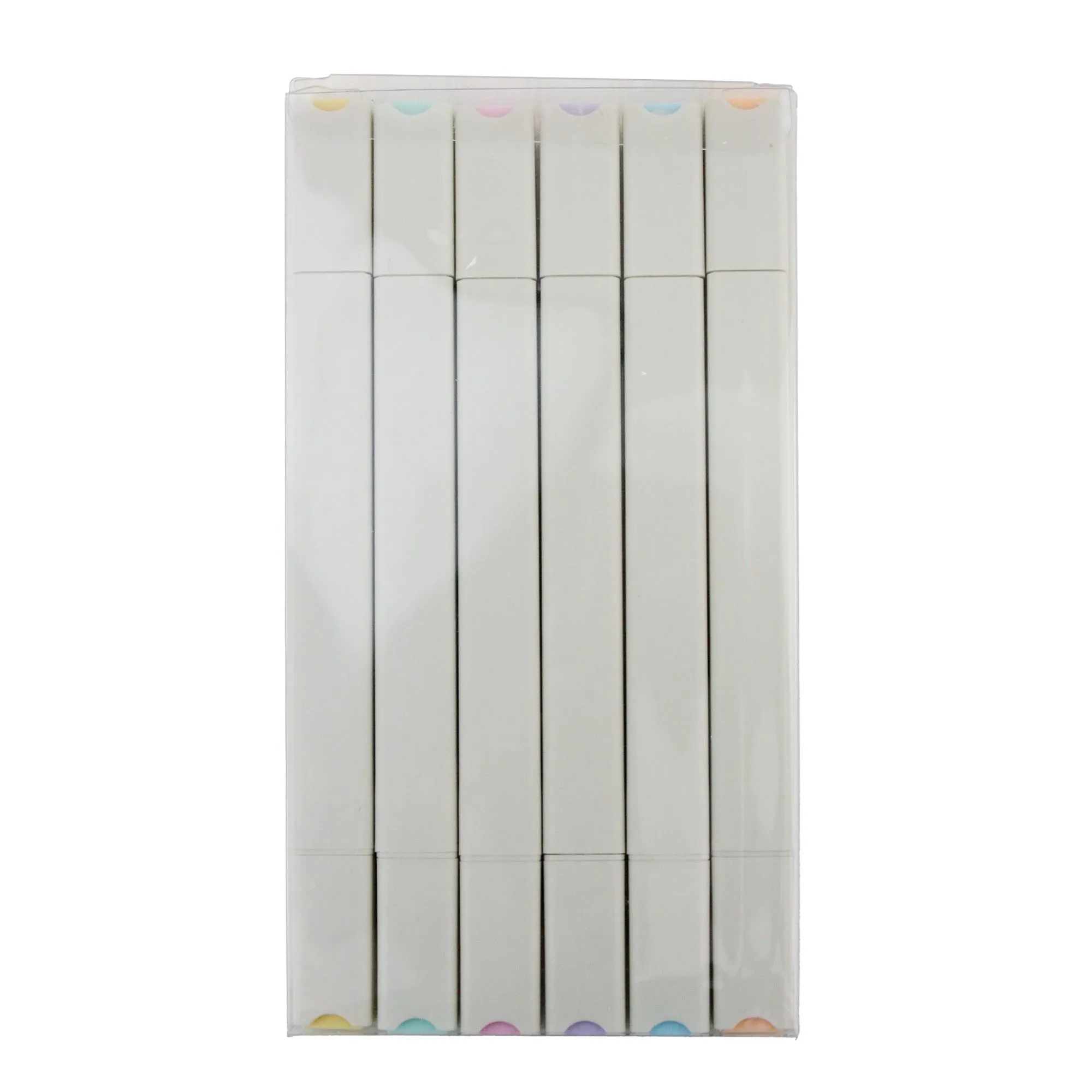 Vibrant Highlights: Set of 6 Dual-Tip Highlighters