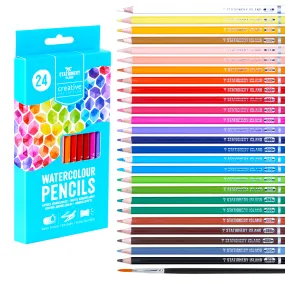 Watercolour Pencils - Set of 24