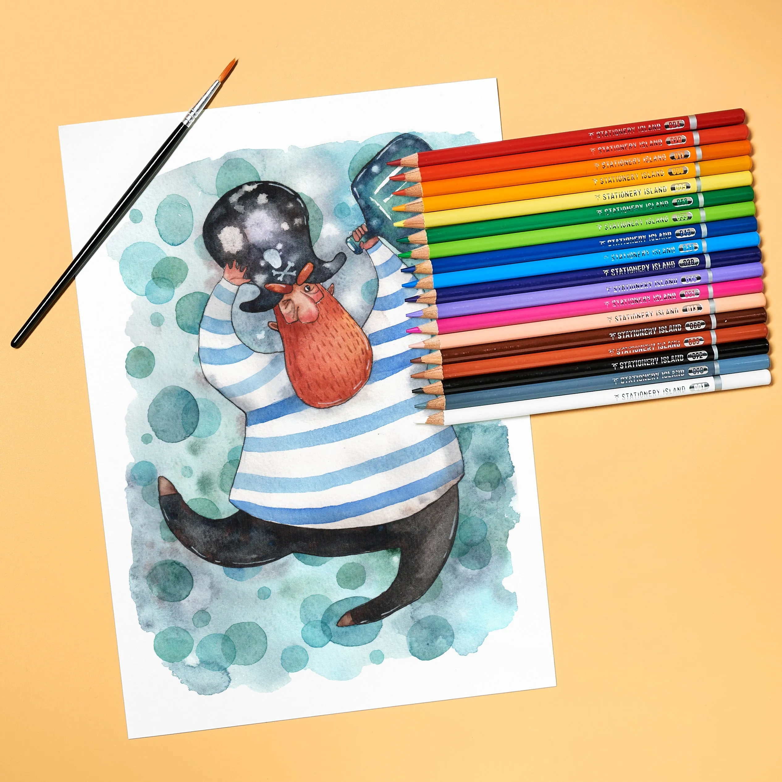 Watercolour Pencils - Set of 24